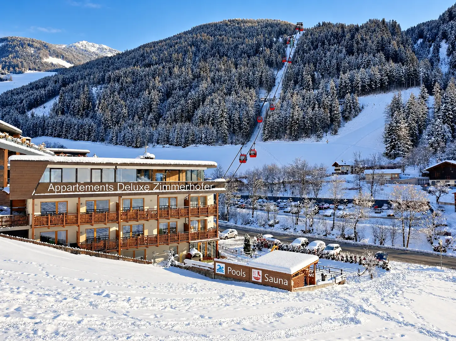 Zimmerhofer Ferienwohnungen und Appartements in Steinhaus im Ahrntal nahe der Klausberg-Seilbahn